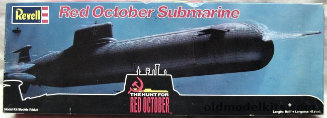 Revell 1/400 Red October Submarine / Hunt for Red October, 4006 plastic model kit